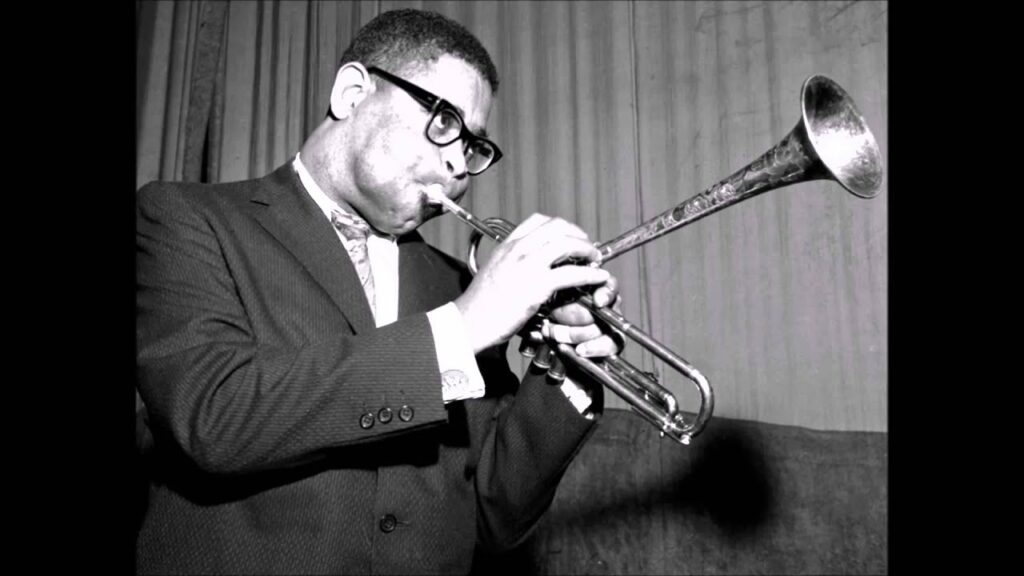 bent trumpet young dizzy gillespie